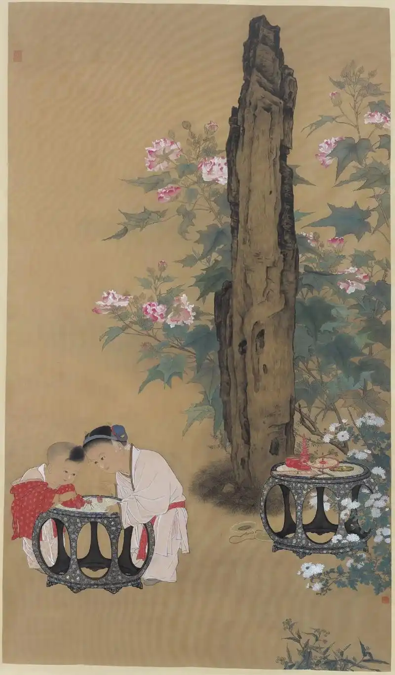 秋庭戏婴