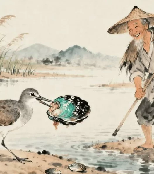 鹬蚌相争